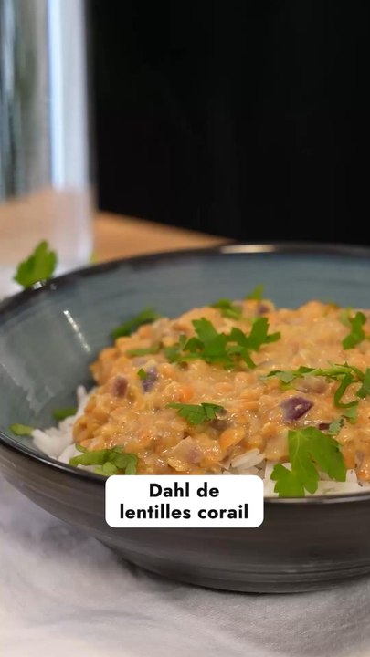 Dahl de lentilles corail