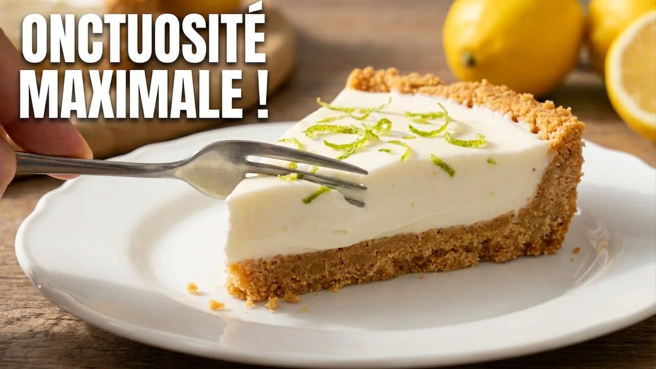 Avec 4 yaourts à la grecque 🍋😱 je prépare ce gâteau au citron sans cuisson | Ultra crémeux et facile
