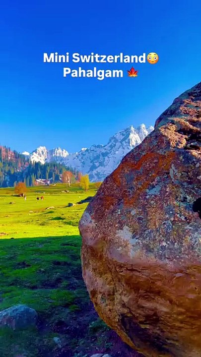 Mini Switzerland of India 😍 | Pahalgam Kashmir Tour 🏔️ #shorts (Shorts के लिए सबसे बेस्ट)