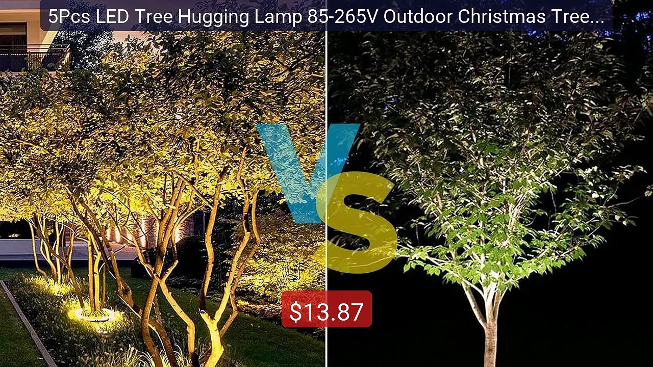 5Pcs LED Tree Hugging Lamp 85-265V Outdoor Christmas Tree Hold... -- Best Buy 2026 | Great Quality!