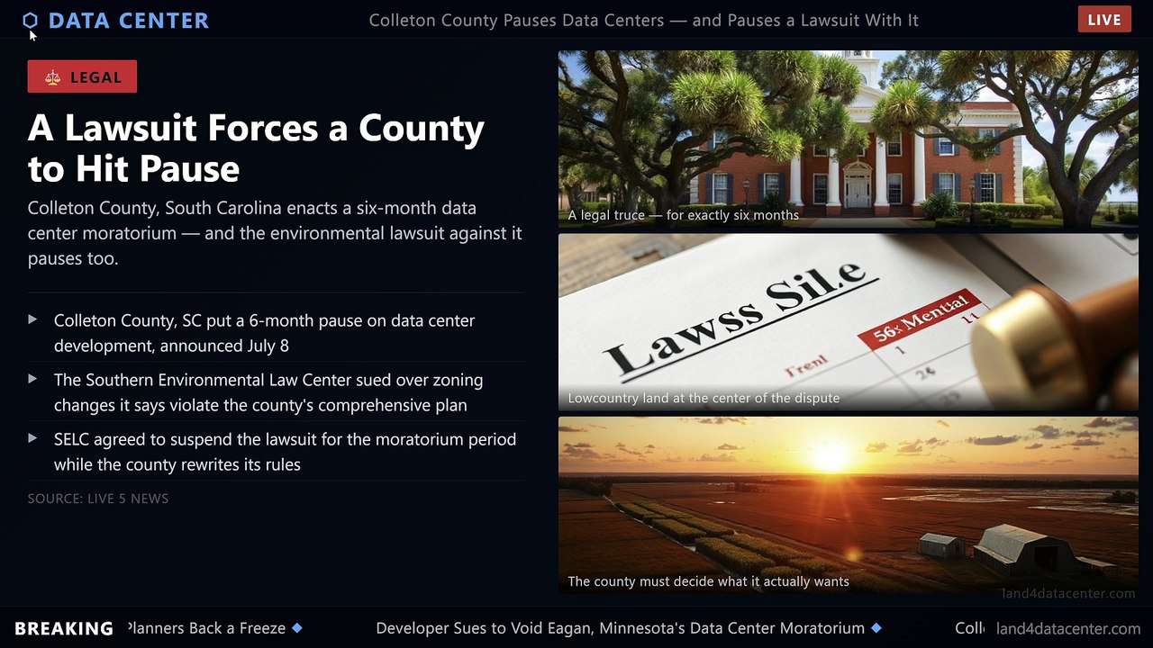 Hundreds Packed a Michigan Town Hall to Freeze Data Centers