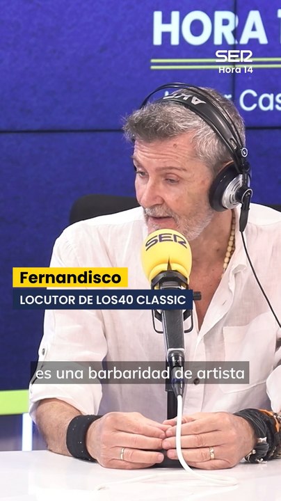Fernandisco se despide de Bonnie Tyler: "Una pedazo de artista que se va muy joven"