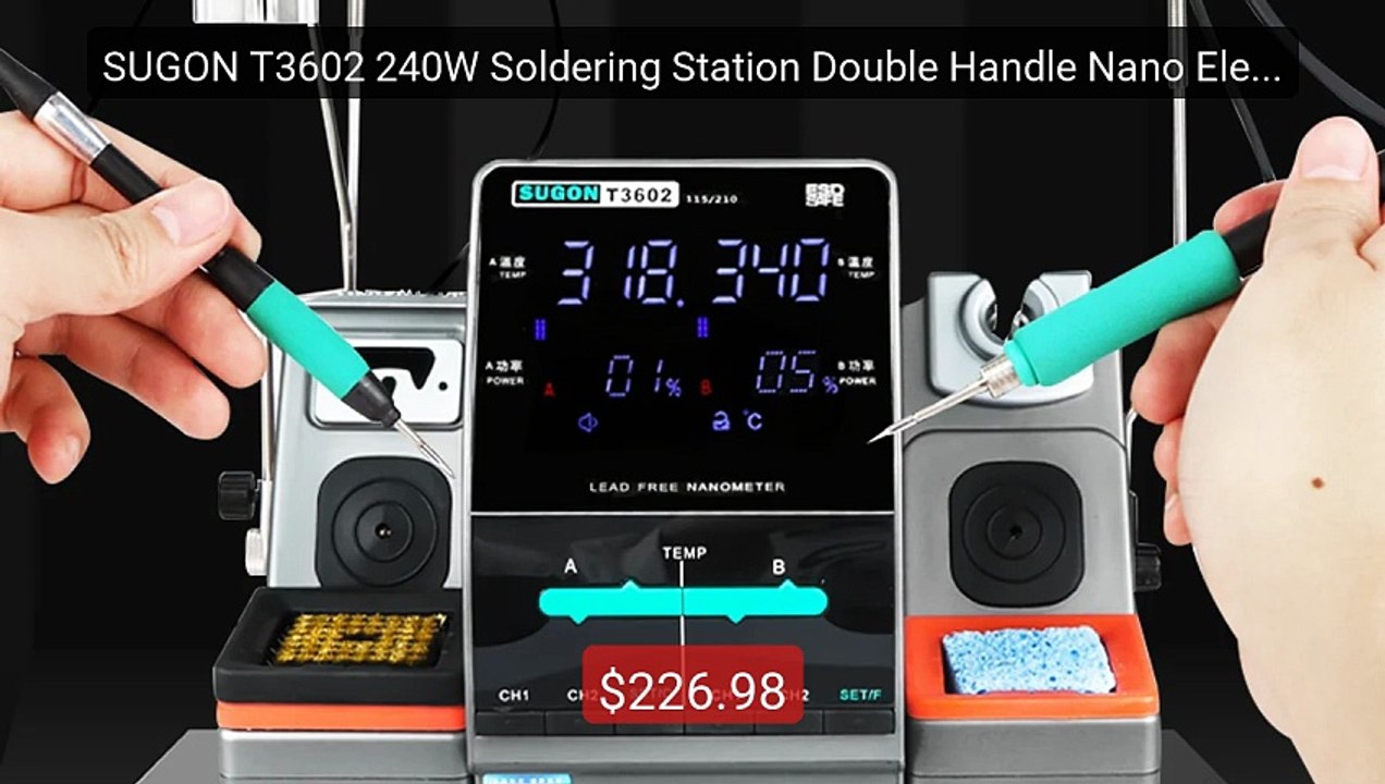 SUGON T3602 240W Soldering Station Double Handle Nano Electronics S... -- Top Rated 2026 | Buy Now!