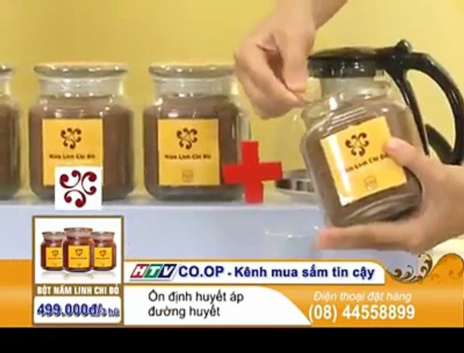 Bột Nấm Linh Chi Đỏ Phúc Nguyễn | HTV Coop