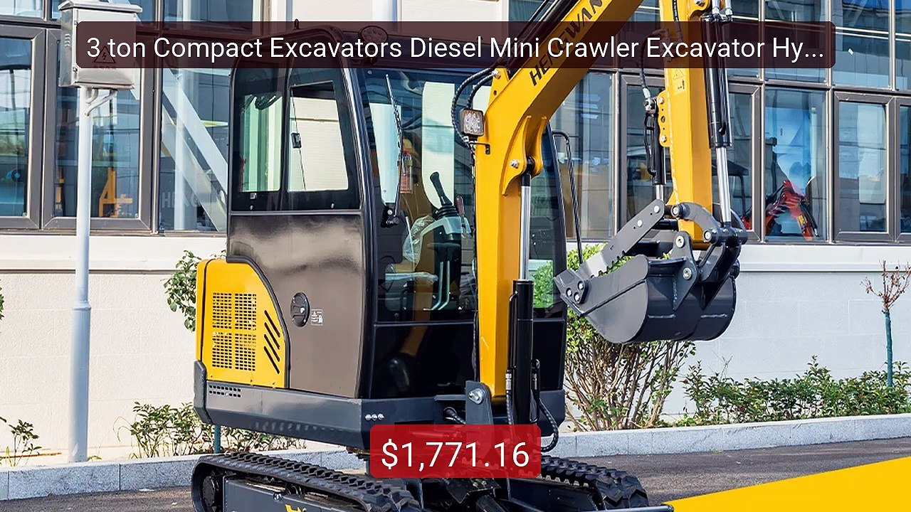 3 ton Compact Excavators Diesel Mini Crawler Excavator Hydr... -- Top Pick 2026 | Unbeatable Price!