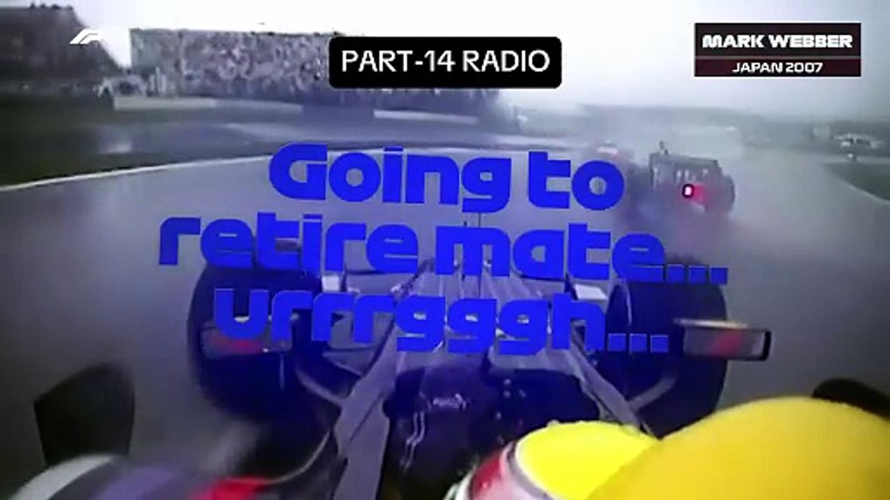 Mark Webber vomiting in race 🤢 #formula1 #f1