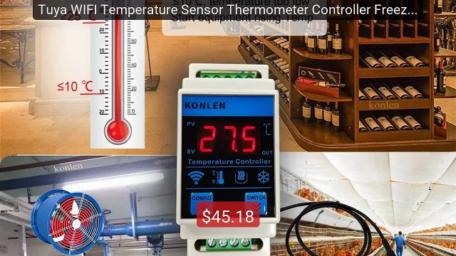 Tuya WIFI Temperature Sensor Thermometer Controller Freezer Fridge ... Top Rated 2026 | Buy Now!