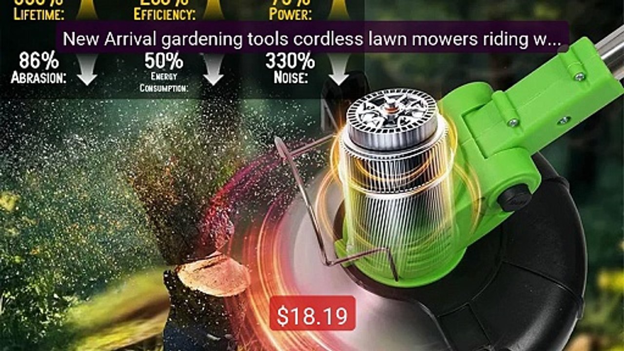 New Arrival gardening tools cordless lawn mower...