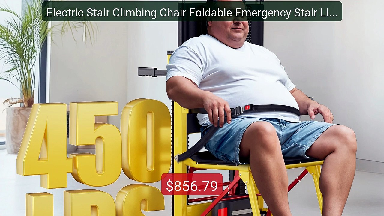 Electric Stair Climbing Chair Foldable Emergency Stair Lift W... -- Amazing Value 2026 | Must Have!