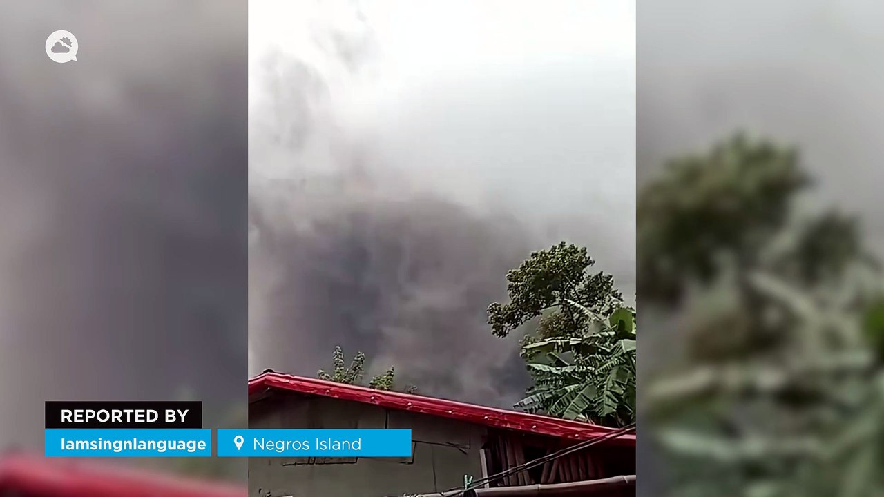 Massive Kanlaon volcano eruption in Negros Island, Philippines