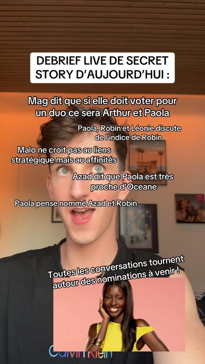 DEBRIEF DU LIVE DE SECRET STORY D’AUJOURD’HUI 👁️