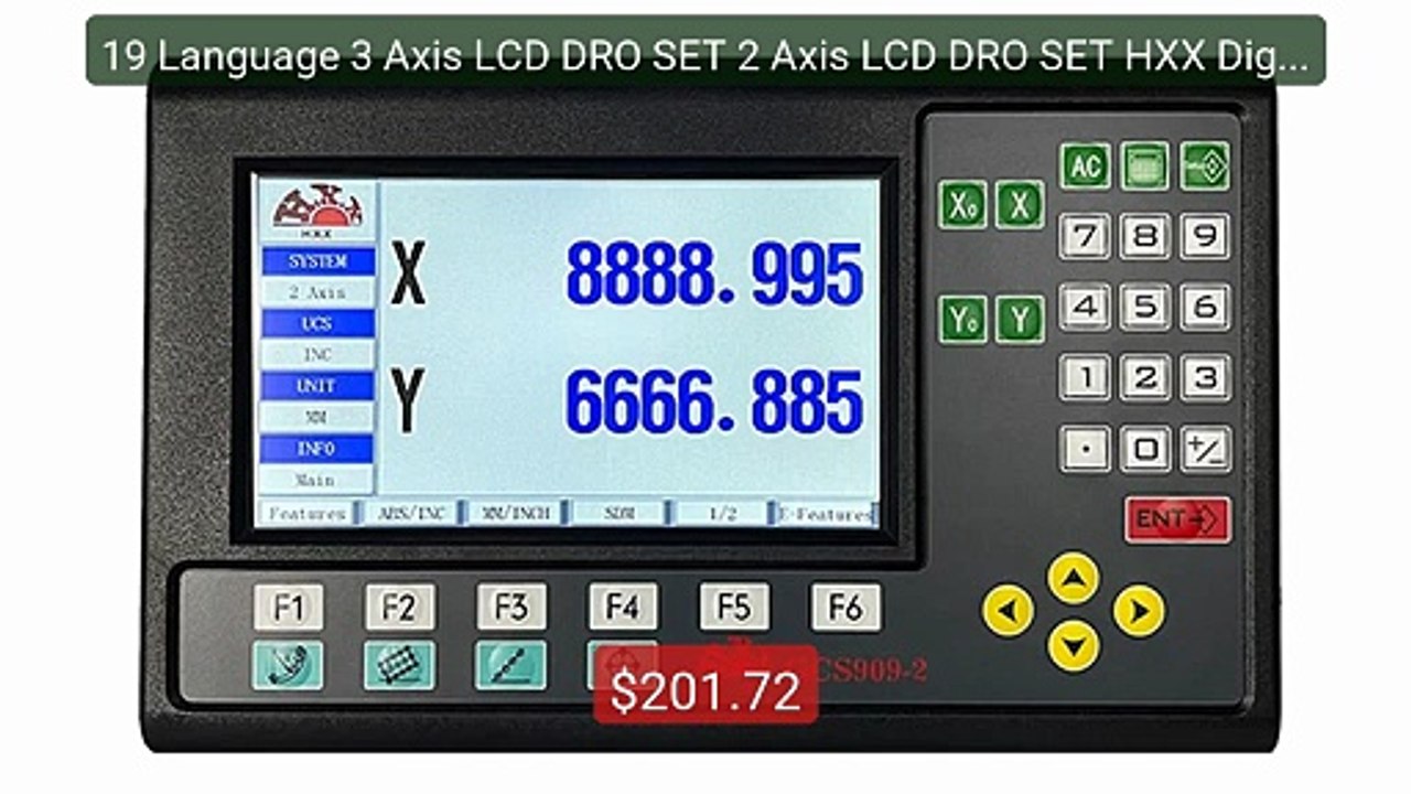 19 Language 3 Axis LCD DRO SET 2 Axis LCD DRO SET HXX Digit... -- Top Pick 2026 | Unbeatable Price!