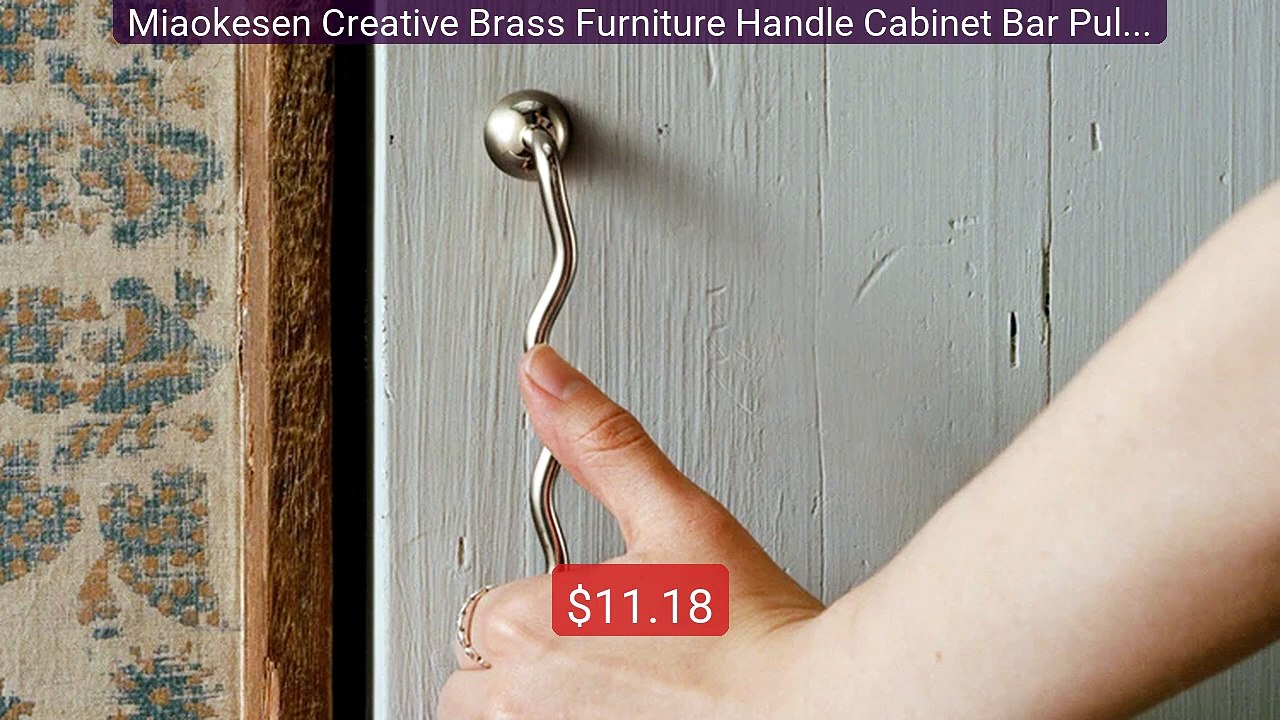 Miaokesen Creative Brass Furniture Handle Cabinet Bar Pulls Ir... -- Hot Deal 2026 | Limited Offer!