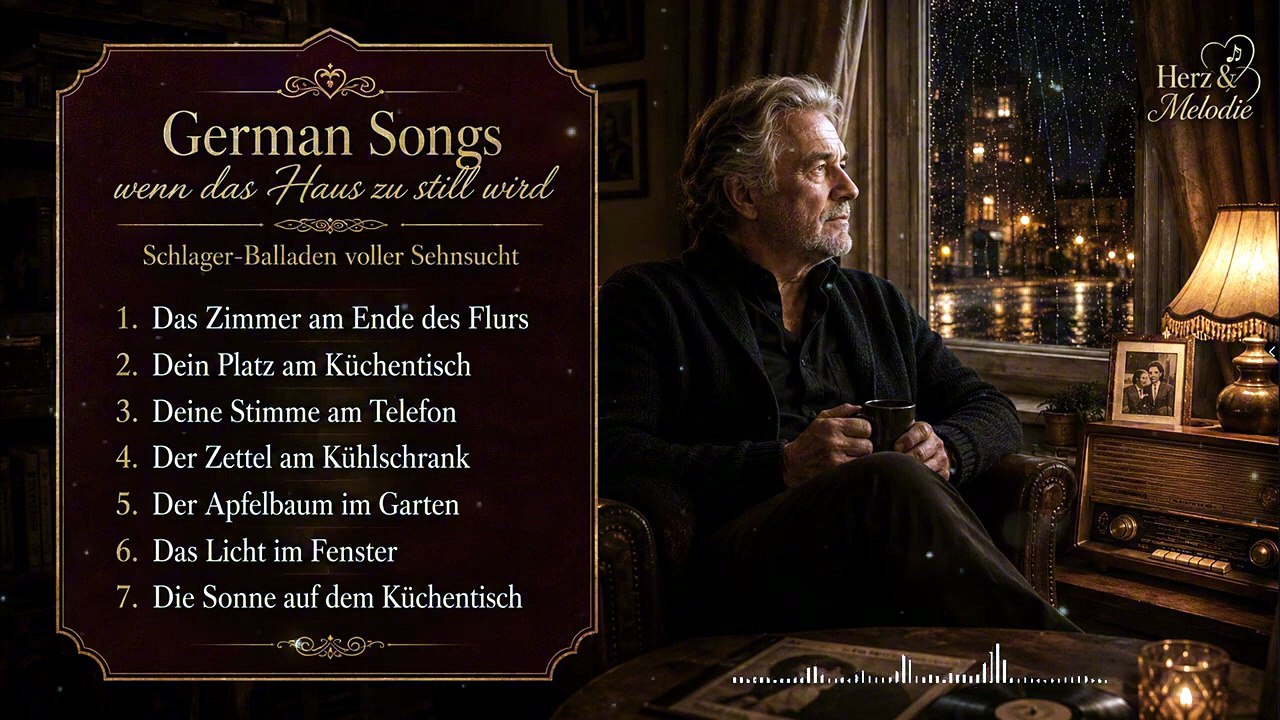 German Songs wenn das Haus zu still wird | Schlager-Balladen voller Sehnsucht