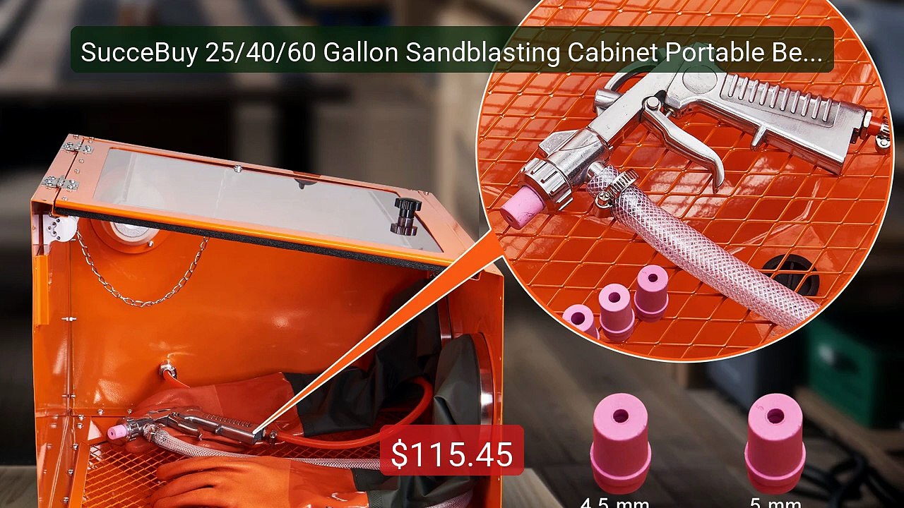 SucceBuy 25/40/60 Gallon Sandblasting Cabinet Portable Benc... -- Top Pick 2026 | Unbeatable Price!