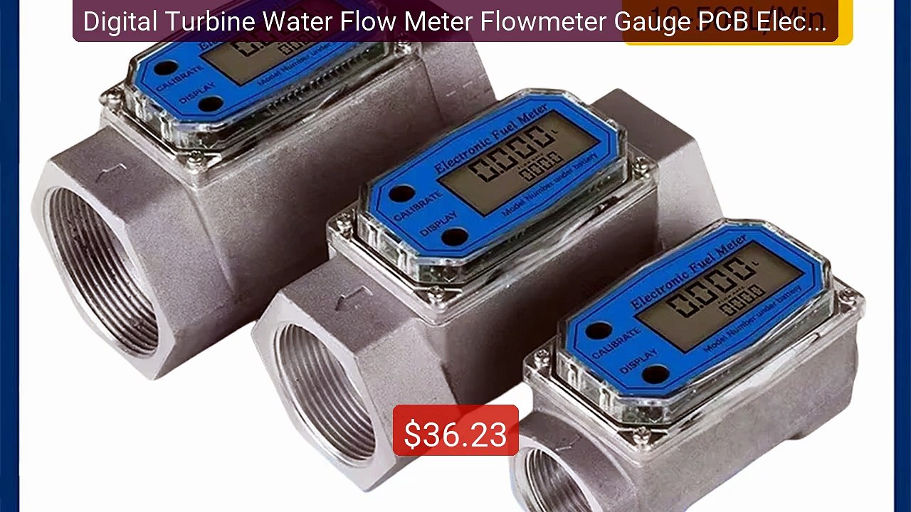 Digital Turbine Water Flow Meter Flowmeter Gauge PCB Electr... -- Top Pick 2026 | Unbeatable Price!