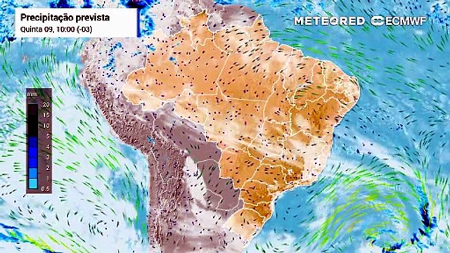 Quinta-feira, 11 de Julho: Chuva quebra o período seco e atinge as 5 regiões do Brasil