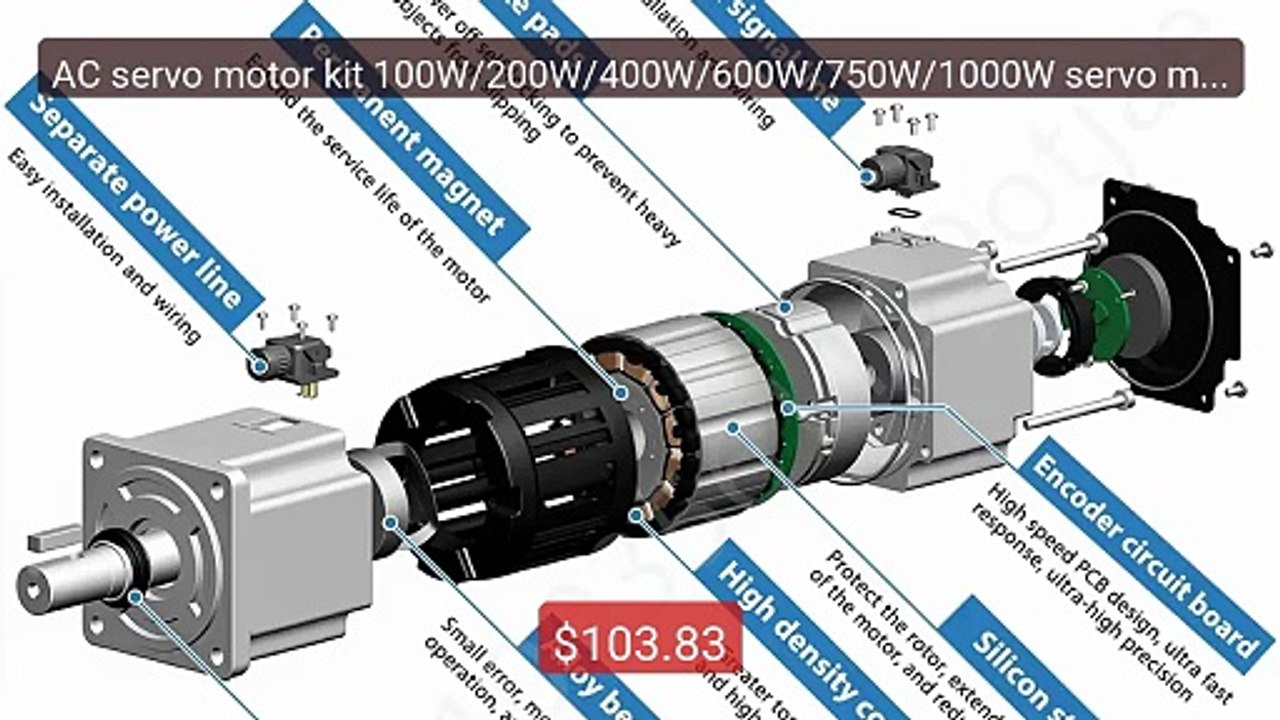 AC servo motor kit 100W/200W/400W/600W/750W/1000W servo motors... -- Best Buy 2026 | Great Quality!