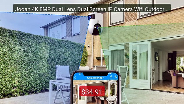 Jooan 4K 8MP Dual Lens Dual Screen IP Camera Wifi Outdoor PTZ Came... Best Deal 2026 | Shop Now!