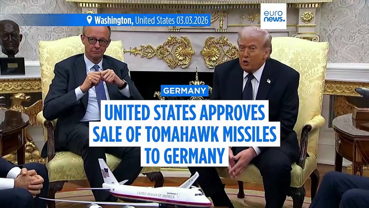US approves sale of Tomahawk missiles to Germany, Chancellor Friedrich Merz says