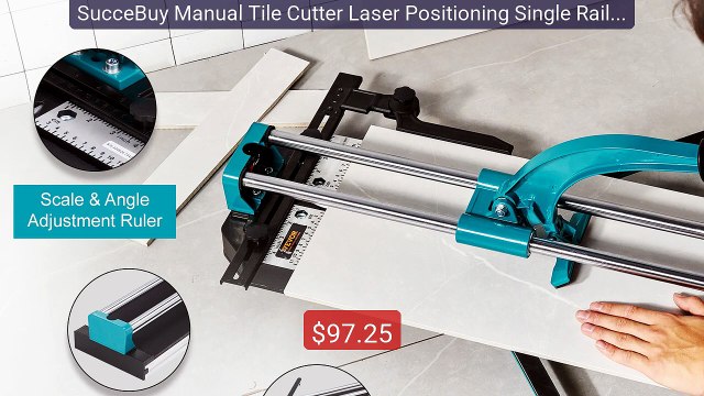 SucceBuy Manual Tile Cutter Laser Positioning Single Rails W/ ... Hot Deal 2026 | Limited Offer!