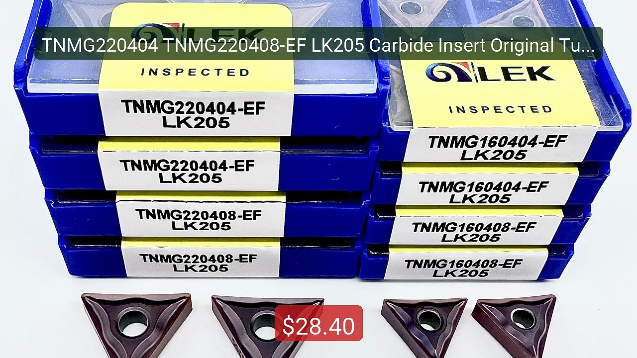 TNMG220404 TNMG220408-EF LK205 Carbide Insert O...