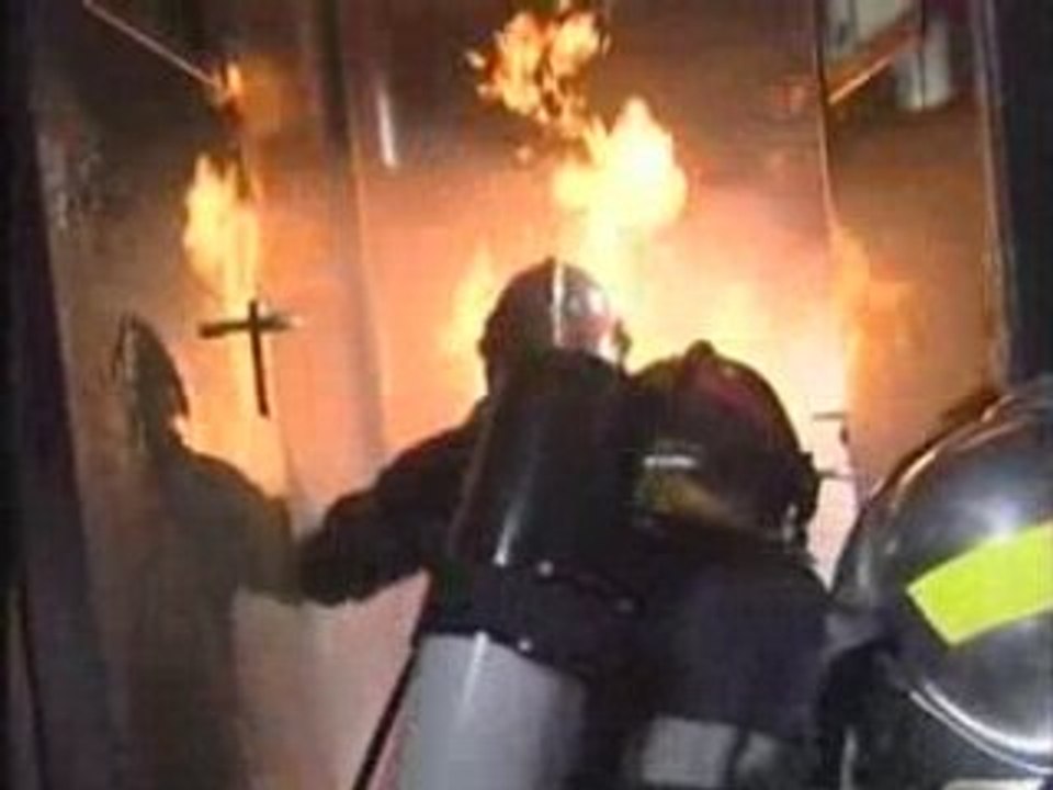 Le simulateur d'entraînement au feu du SDIS de l'Oise