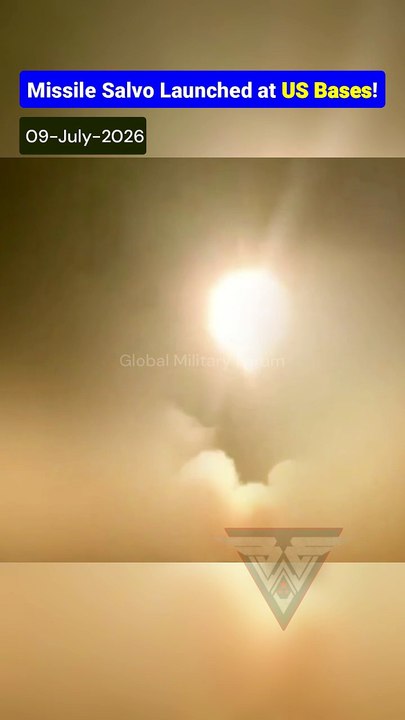 IRGC Ballistic Salvo Towards US Bases