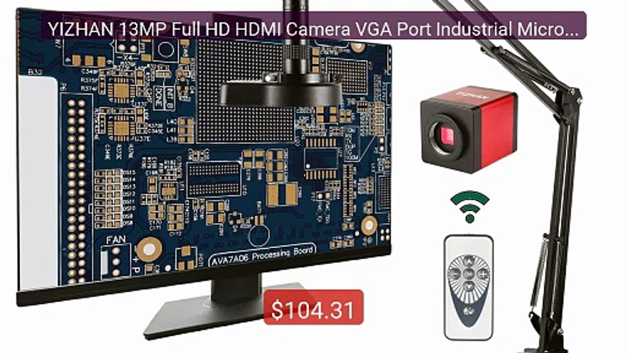 YIZHAN 13MP Full HD HDMI Camera VGA Port Industrial Microsc... -- Top Pick 2026 | Unbeatable Price!