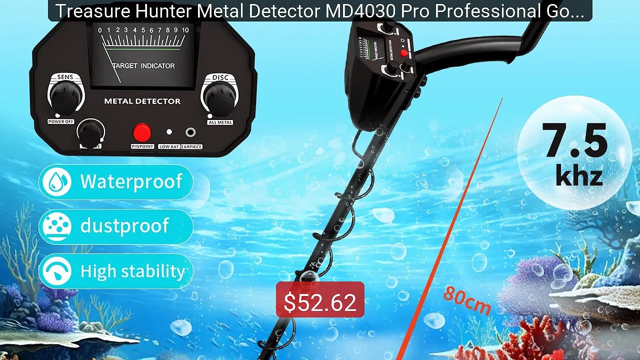 Treasure Hunter Metal Detector MD4030 Pro Professional Gold Pi... -- Hot Deal 2026 | Limited Offer!