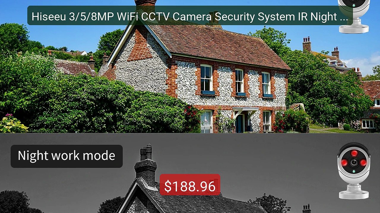Hiseeu 3/5/8MP WiFi CCTV Camera Security System IR Night Vision Bu... -- Best Deal 2026 | Shop Now!