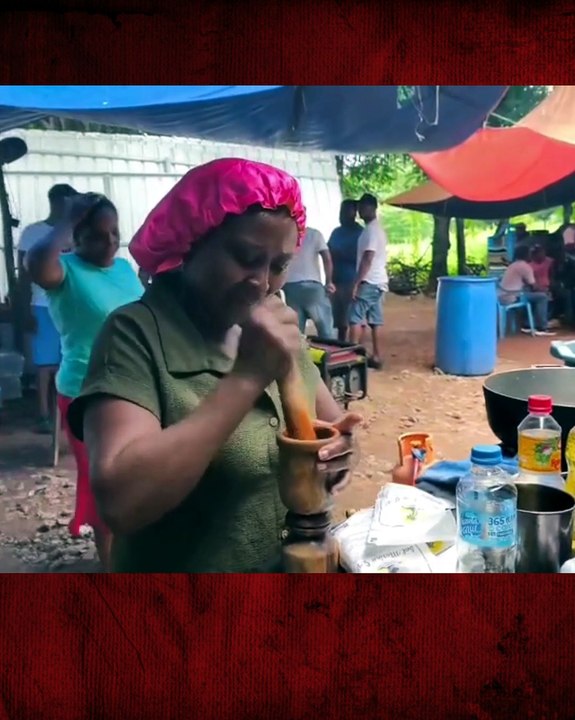 Mujeres sostienen el campamento comunitario en La Cuaba con jornadas de apoyo y alimentación