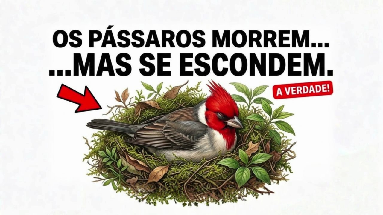 Por Que Você Nunca Encontra um Pássaro Morto no Seu Quintal - Os pássaros morrem - Mas se escondem - VozesDoQuintal