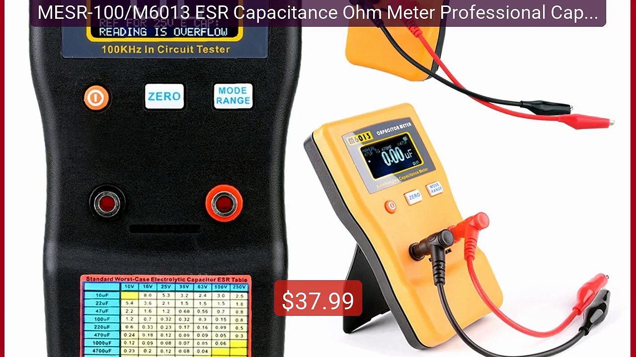 MESR-100/M6013 ESR Capacitance Ohm Meter Professional Capacitance R... -- Top Rated 2026 | Buy Now!