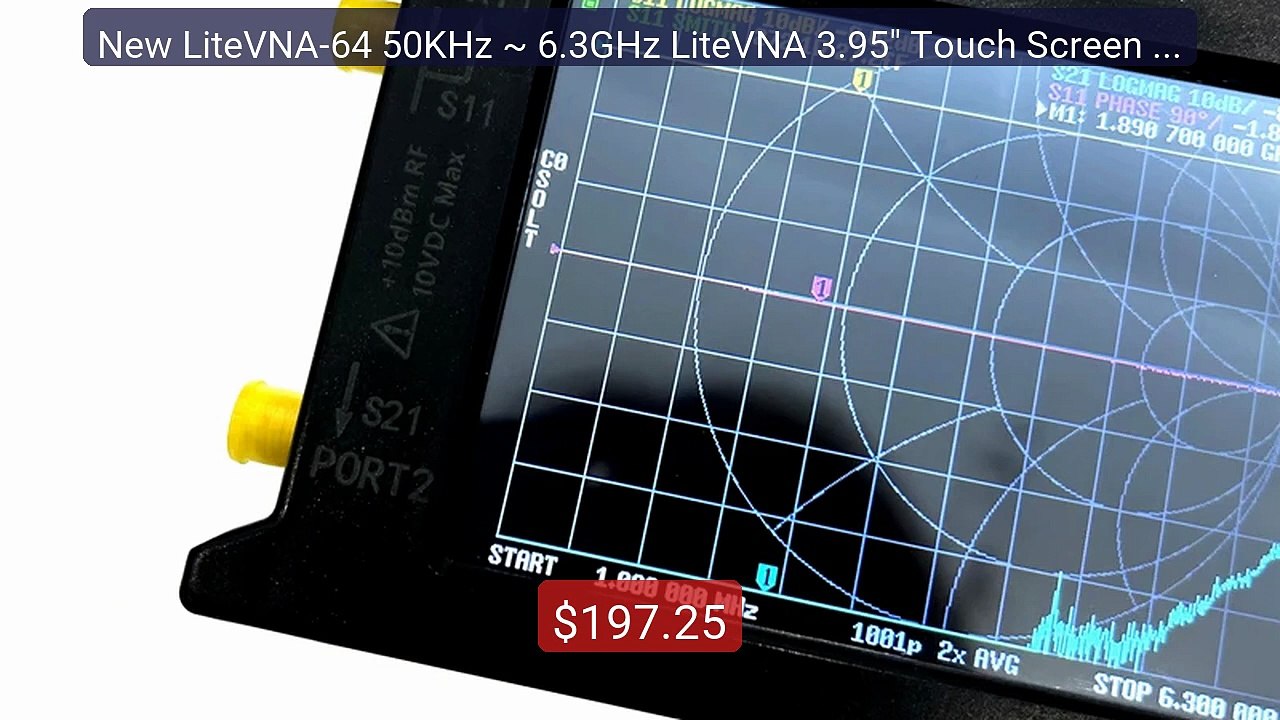 New LiteVNA-64 50KHz ~ 6.3GHz LiteVNA 3.95" Touch Screen Vector Ne... -- Best Deal 2026 | Shop Now!