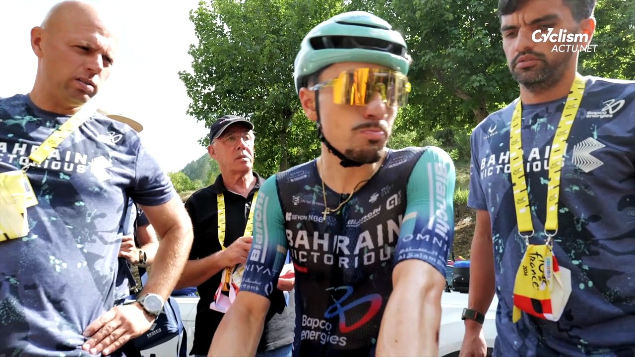 Tour de France 2026 - Lenny Martinez : "J'ai fait au mieux mais Pogacar est vraiment trop fort"