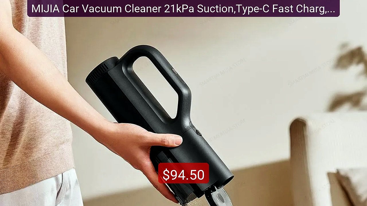 MIJIA Car Vacuum Cleaner 21kPa Suction,Type-C Fast Charg,150mL Dus... -- Best Deal 2026 | Shop Now!