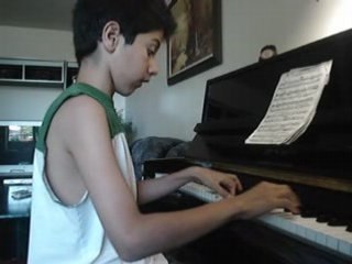 Lemar N Playing Improvisation From Kabalewsky Piano