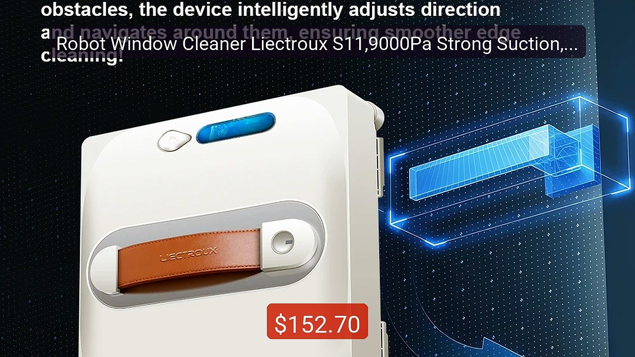 Robot Window Cleaner Liectroux S11,9000Pa Strong Suction, 4... -- Top Pick 2026 | Unbeatable Price!