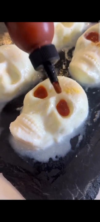 Skull Eggs Breakfast Recipe 💀🥚