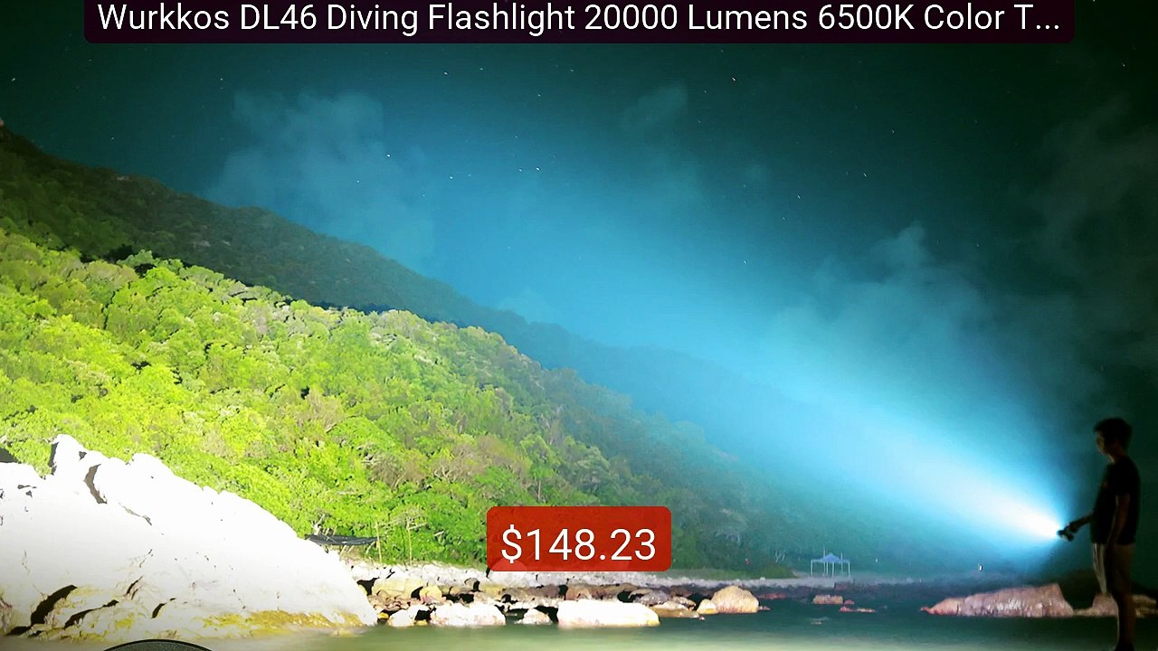 Wurkkos DL46 Diving Flashlight 20000 Lumens 6500K Color Temper... -- Hot Deal 2026 | Limited Offer!