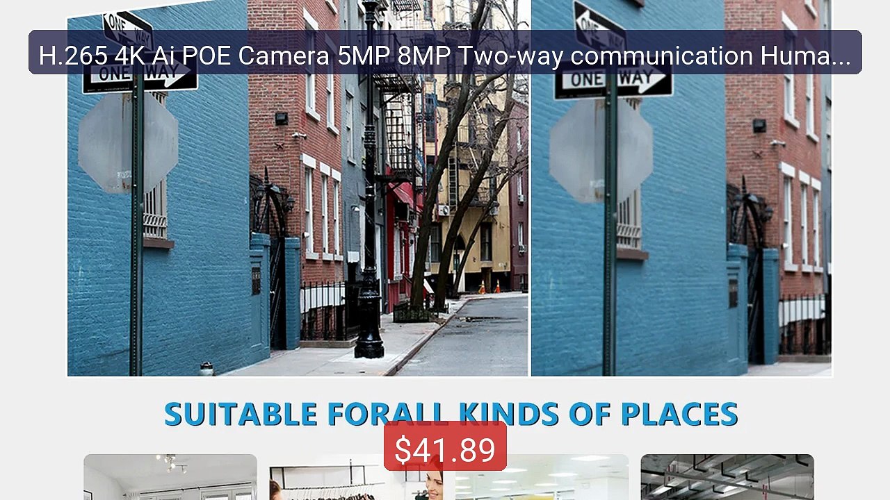 H.265 4K Ai POE Camera 5MP 8MP Two-way communication Human ... -- Top Pick 2026 | Unbeatable Price!