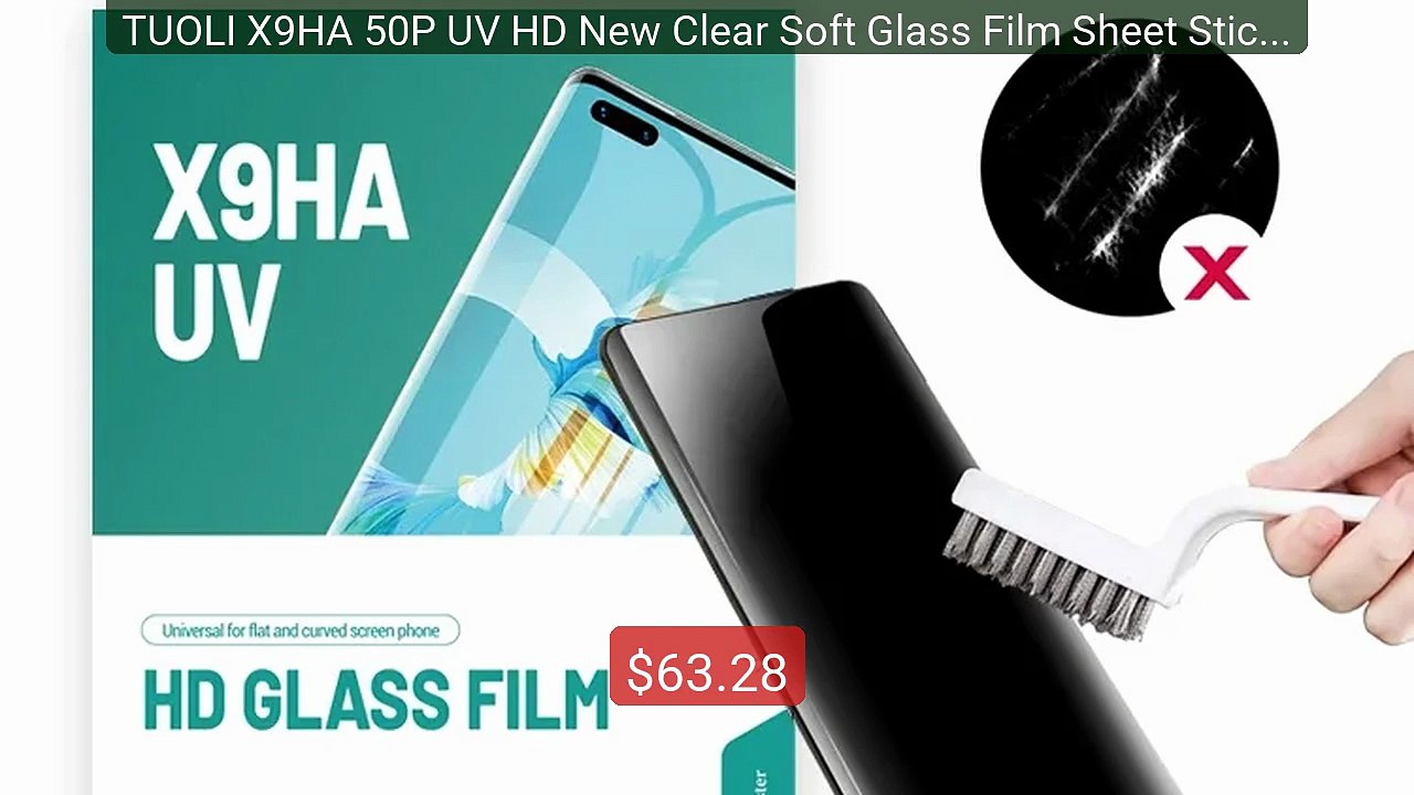 TUOLI X9HA 50P UV HD New Clear Soft Glass Film Sheet Sticker C... -- Hot Deal 2026 | Limited Offer!