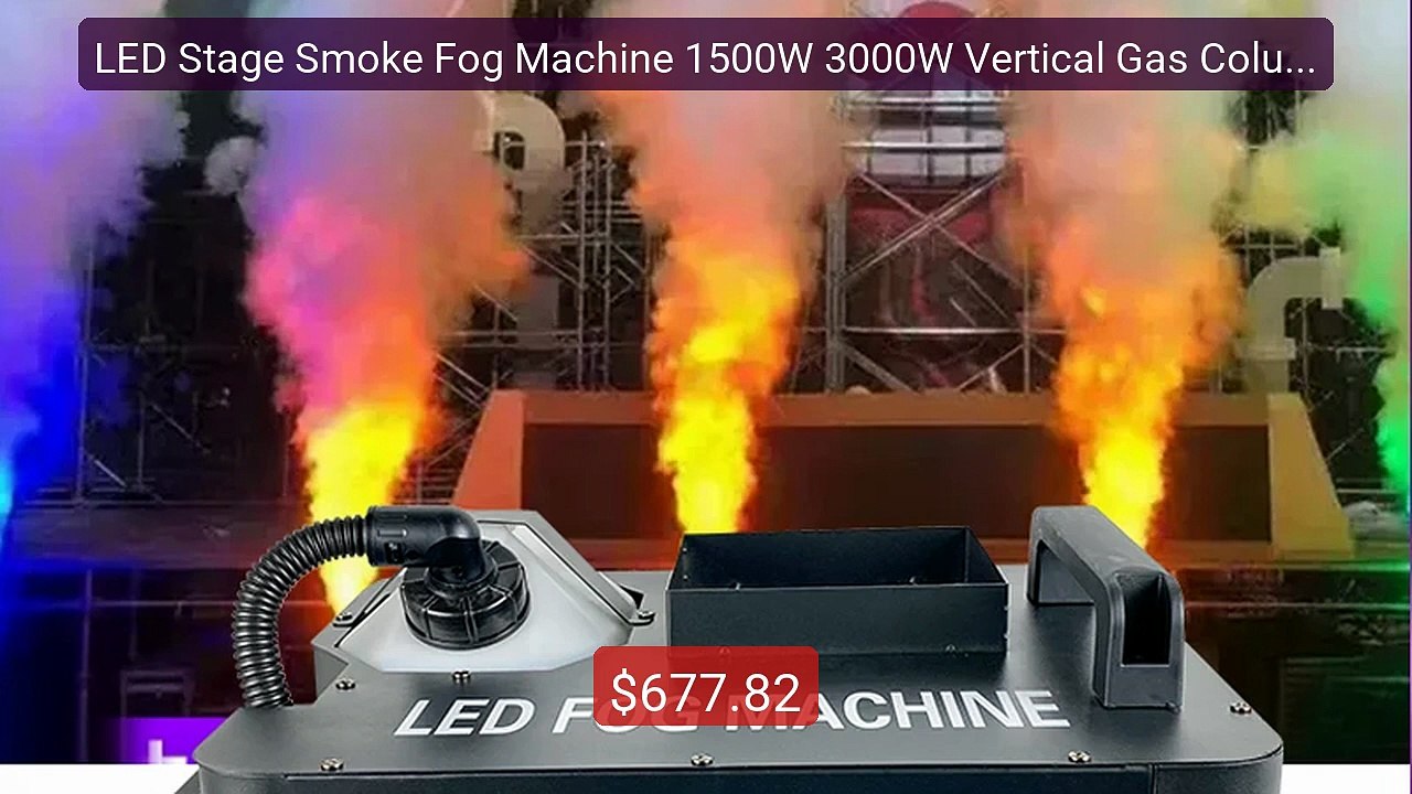 LED Stage Smoke Fog Machine 1500W 3000W Vertical Gas Column Haze Ma... -- Top Rated 2026 | Buy Now!