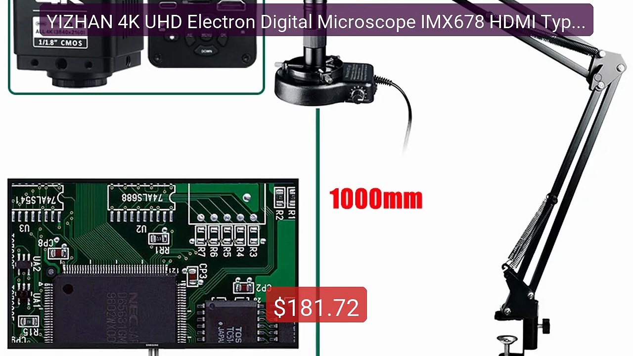 YIZHAN 4K UHD Electron Digital Microscope IMX678 HDMI Type-C Weldin... -- Top Rated 2026 | Buy Now!