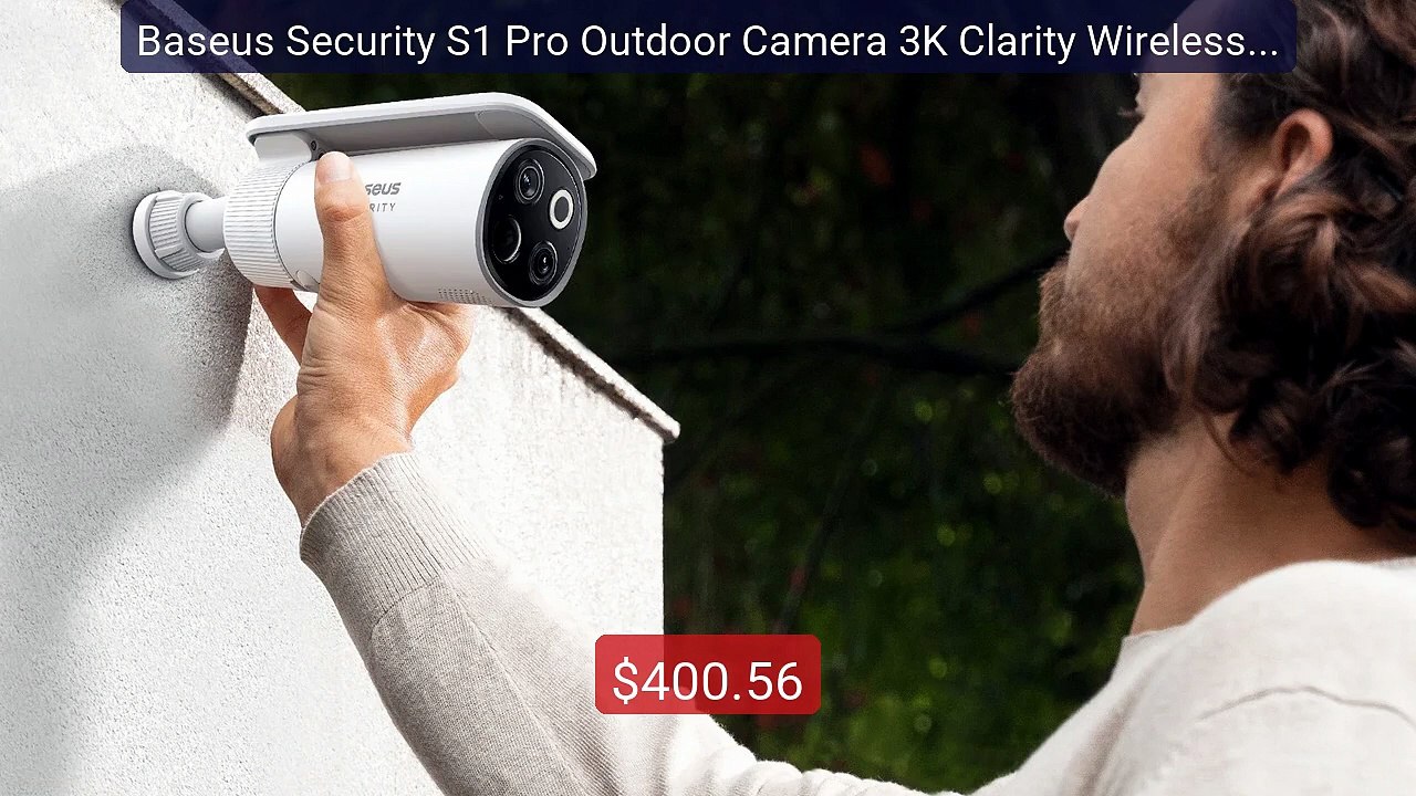 Baseus Security S1 Pro Outdoor Camera 3K Clarity Wireless Sol... -- Amazing Value 2026 | Must Have!