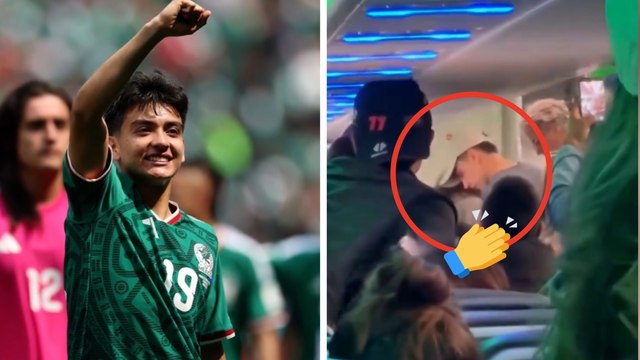 Gilberto Mora se lleva la ovación de los fans en pleno vuelo de regreso a Tijuana