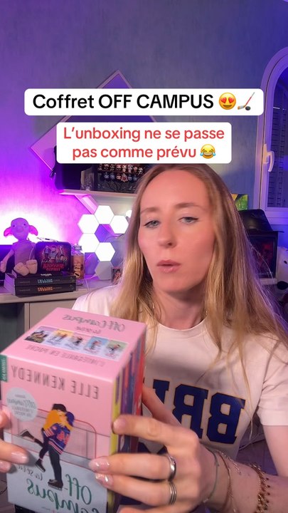 J’ai reçu le coffret de livres Off Campus ‼️😍🏒