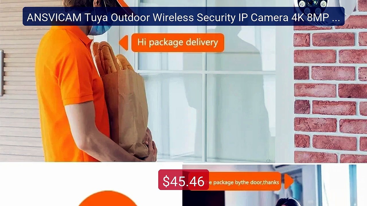 ANSVICAM Tuya Outdoor Wireless Security IP Camera 4K 8MP HD D... -- Amazing Value 2026 | Must Have!