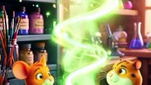 Hamster's Invisible Paint 🐹✨ | Funny Kids Cartoon Story | Pixar Style Animation